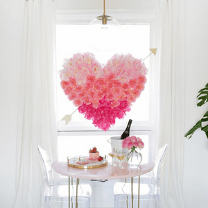 Hanging Flower Heart